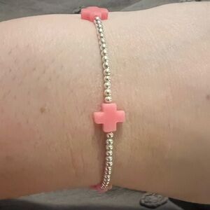 Handmade “Southern Cross” bracelet in pink